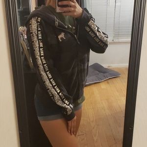 Victoria's secret PINK Camo jacket zip up